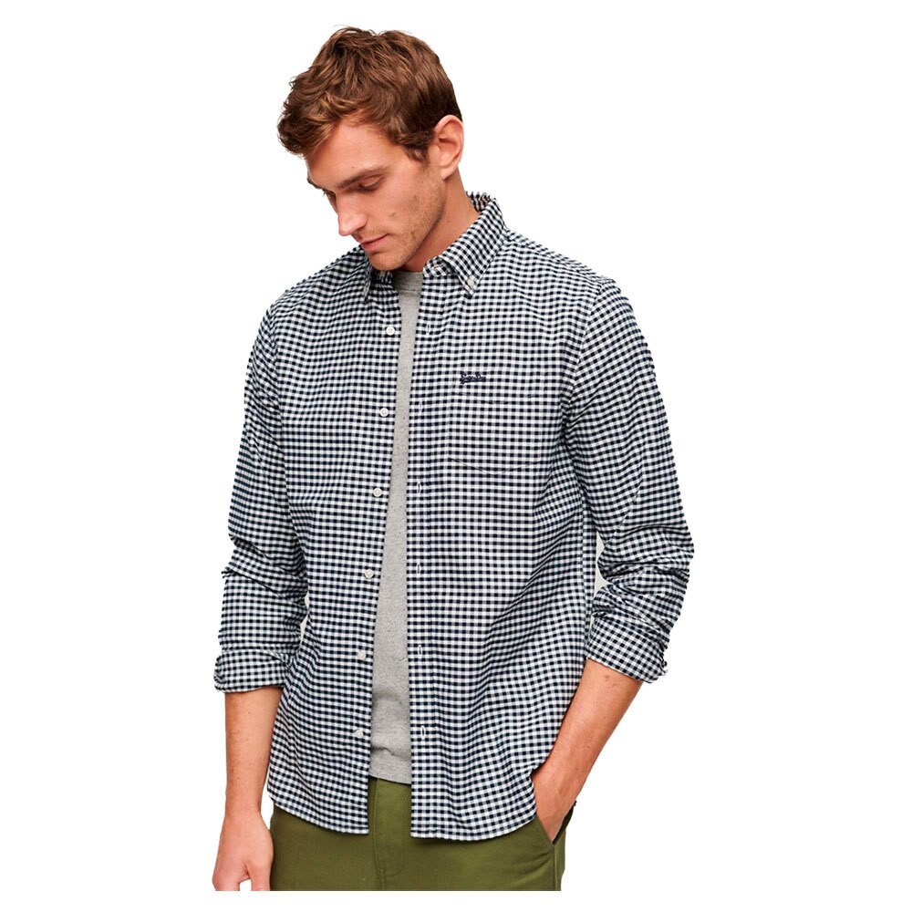 

Рубашка Superdry Cotton Oxford, синий