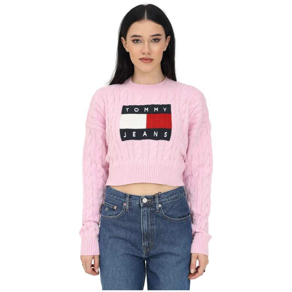 

Свитер Tommy Jeans DW0DW14261, фиолетовый