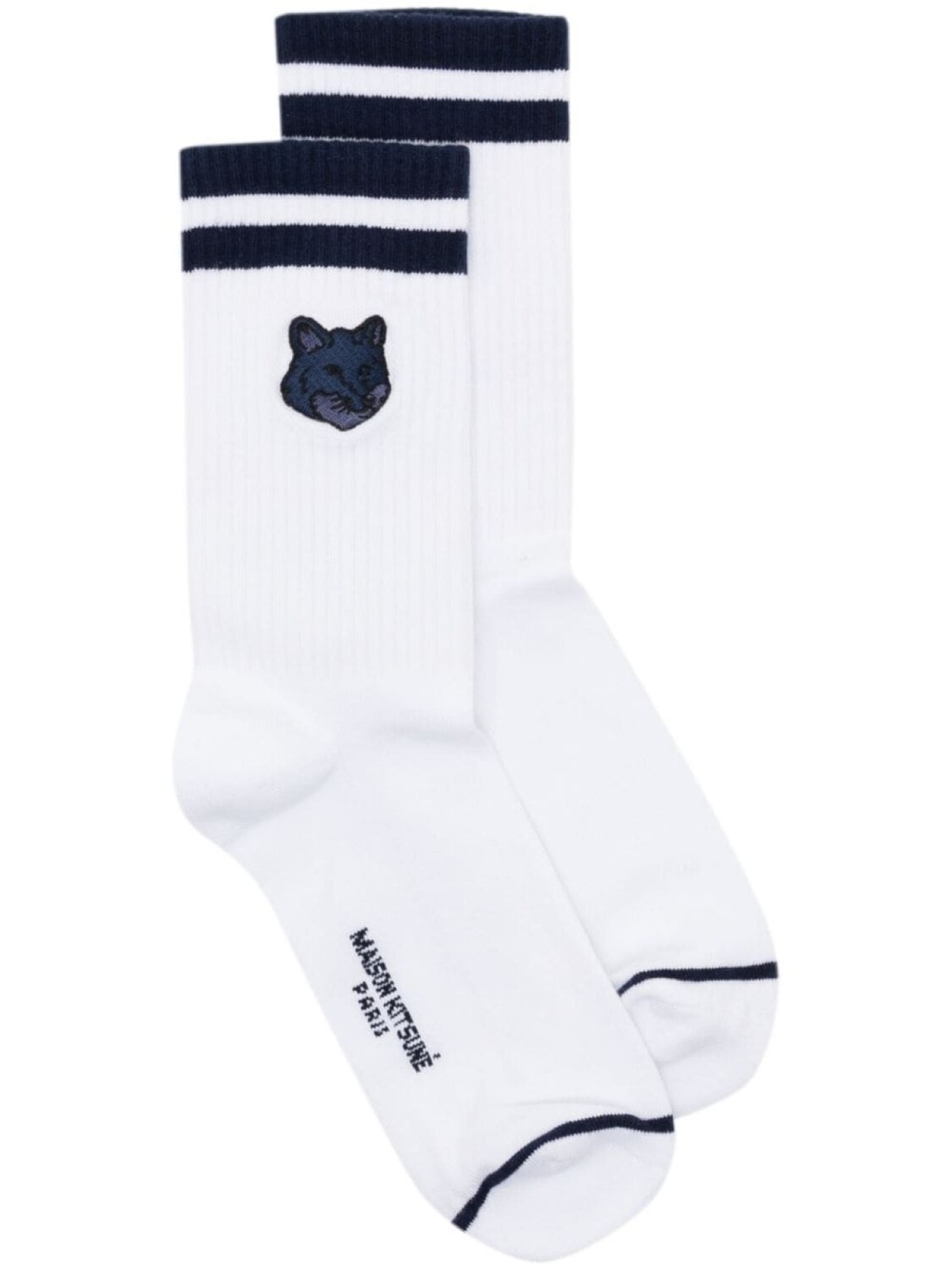 

Maison Kitsuné носки Bold Fox Head, белый