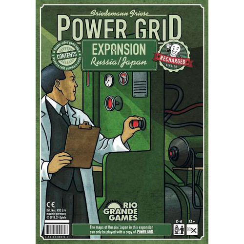 

Настольная игра Rio Grande Games Power Grid Recharged: Russia & Japan Expansion