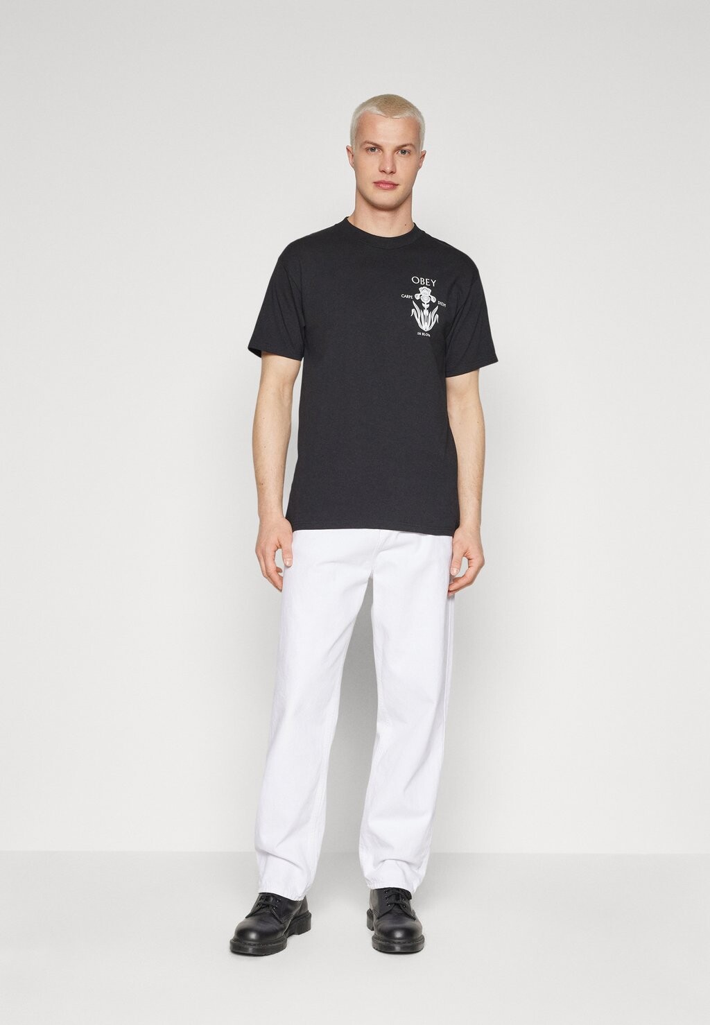 

Футболка с принтом Obey Iris In Bloom Obey Clothing, черный