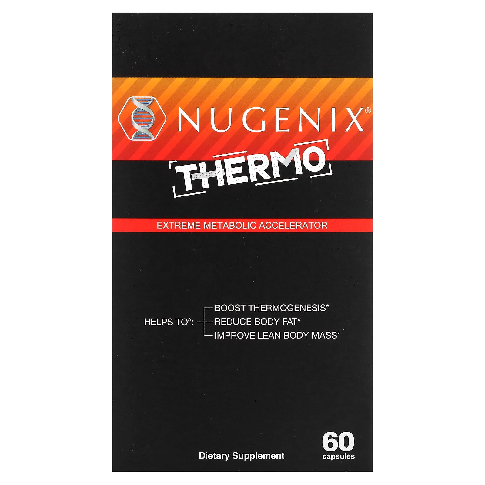 

Thermo, экстремальный ускоритель метаболизма, 60 капсул, Nugenix