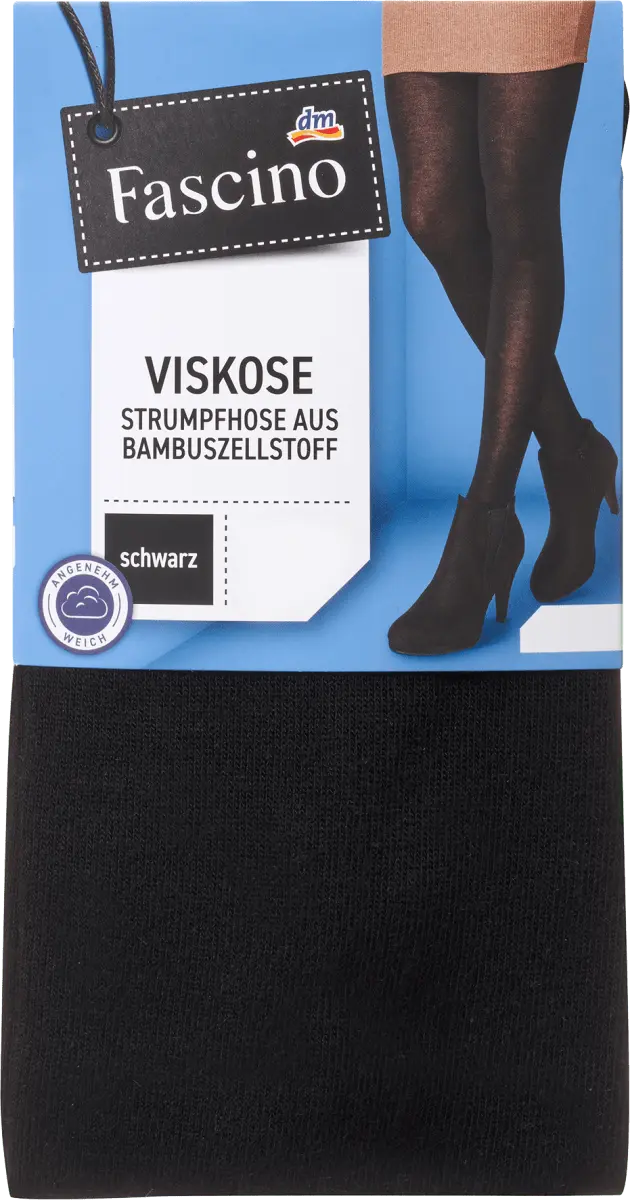 

Колготки из бамбуковой вискозы черного размера. 50/52 10шт Fascino