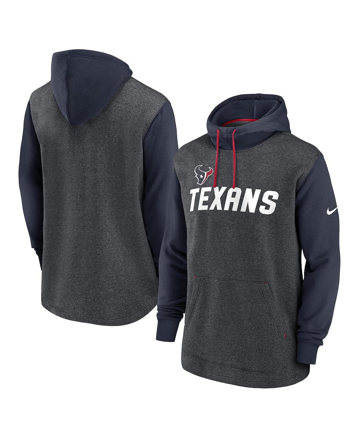 Мужской темно-серый пуловер с капюшоном Houston Texans Surrey Legacy Nike