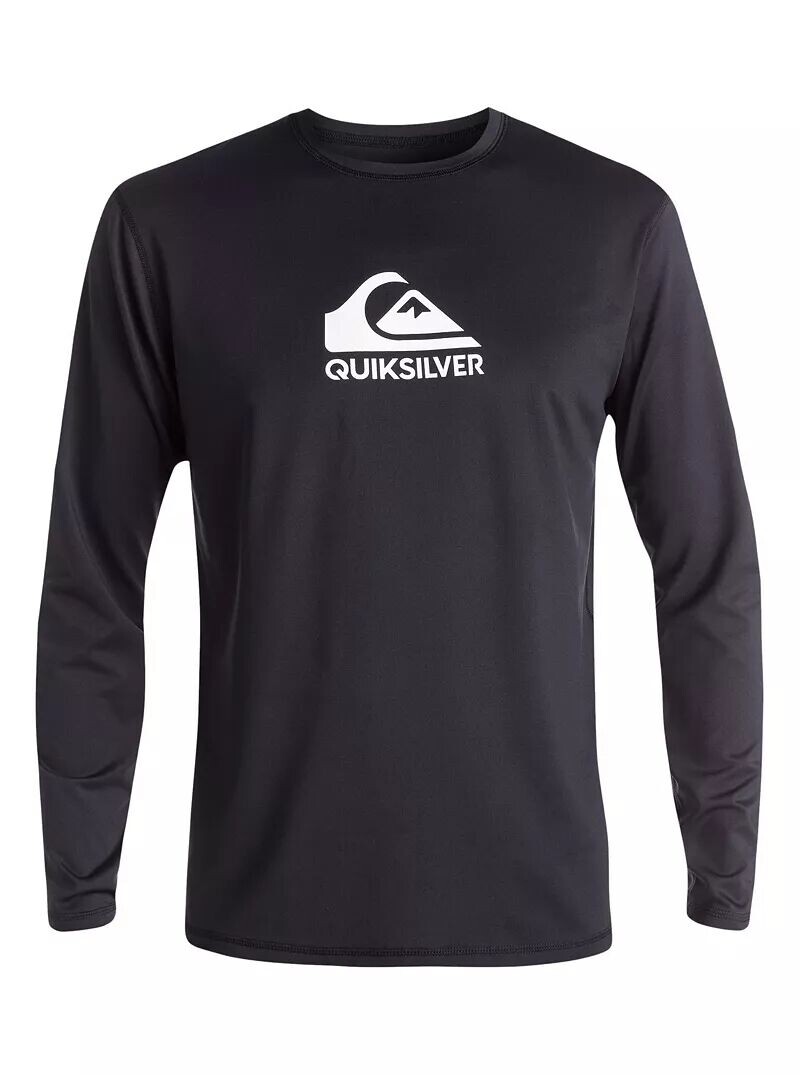 

Мужской рашгард Quiksilver Solid Streak с длинными рукавами, черный