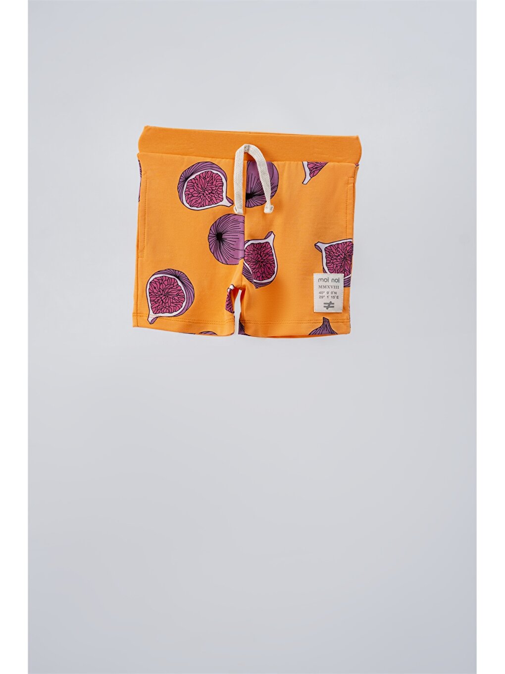 цена Детские шорты унисекс с рисунком и эластичной резинкой на талии Moi Noi, апельсин