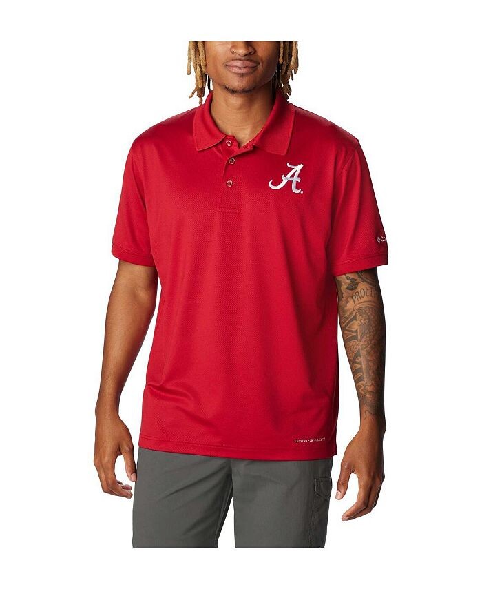 

Мужская рубашка-поло Crimson Alabama Crimson Tide PFG Tamiami Omni-Shield Columbia, красный