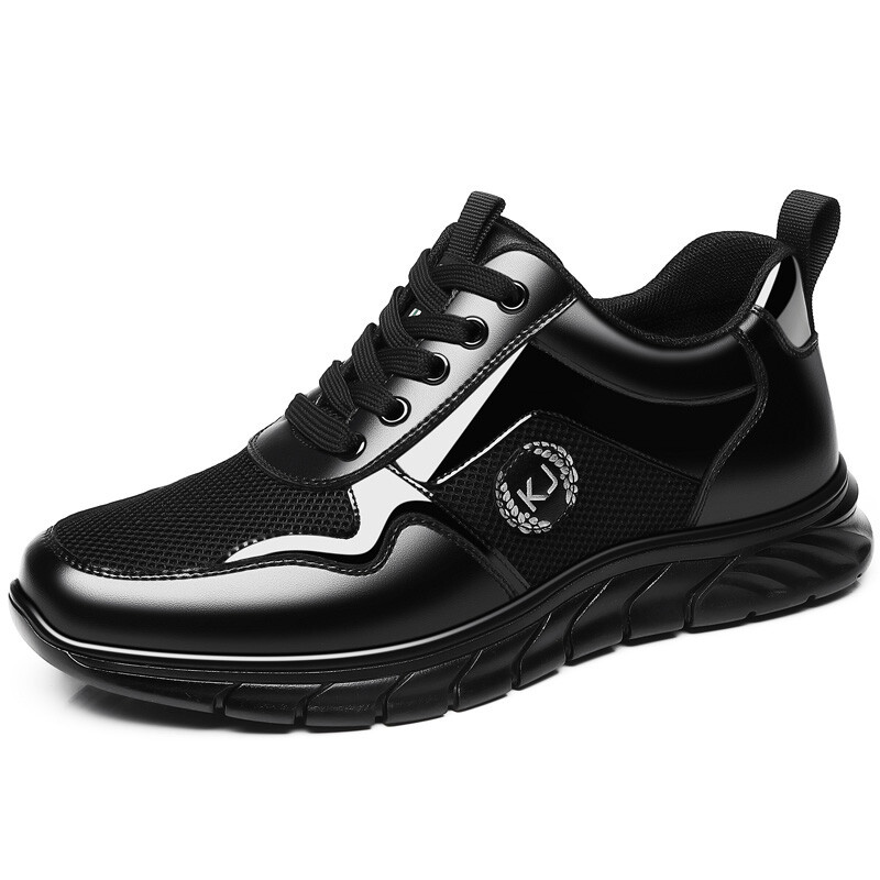 

Туфли мужские Men"s Casual Men Low-Top Kj, цвет Black inner heightened