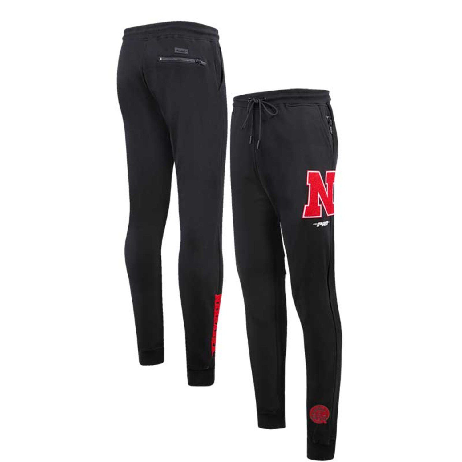 

Мужские классические брюки для бега Pro Standard Black Nebraska Huskers DK Jogger