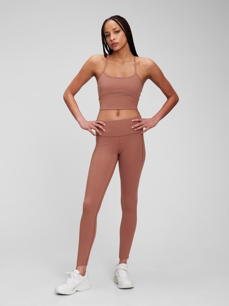 

Спортивные леггинсы Gap, коричневый