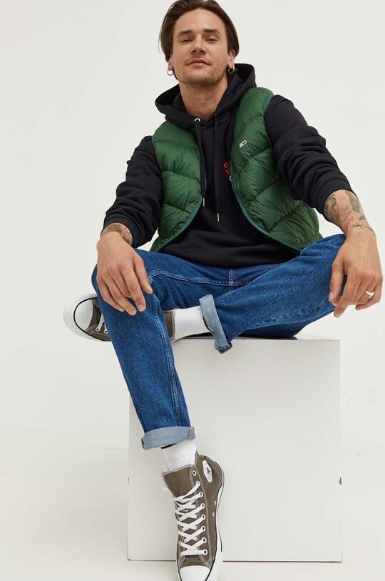 

Пуховик Tommy Jeans, зеленый