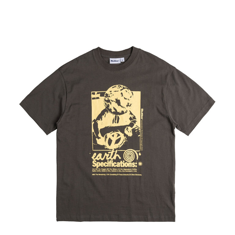 

Футболка Earth Spec Tee Butter Goods, цвет charcoal