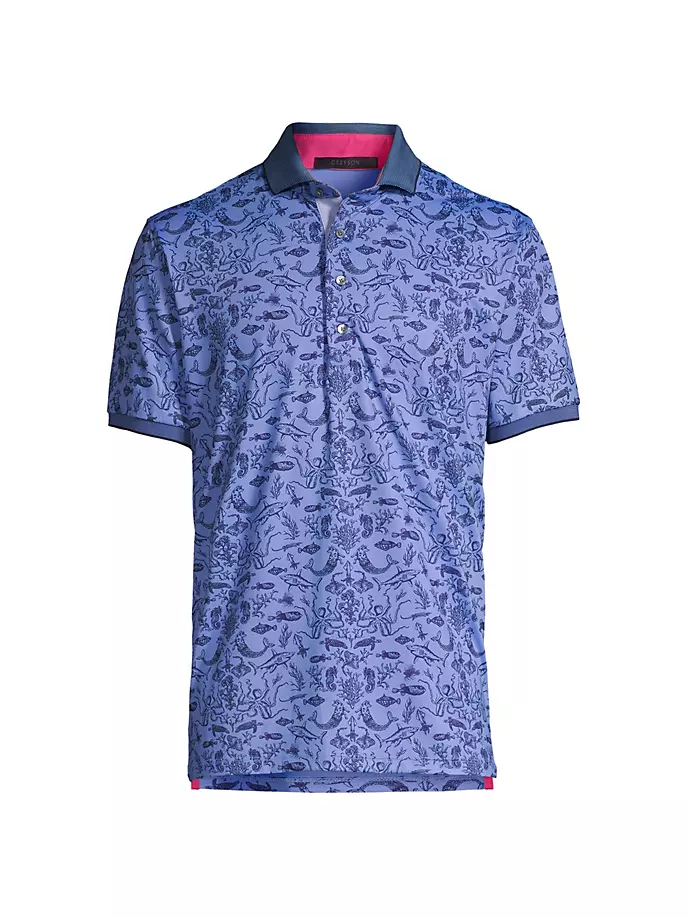 цена Рубашка поло с графическим рисунком Ocean Curiosities Greyson, цвет seahorse