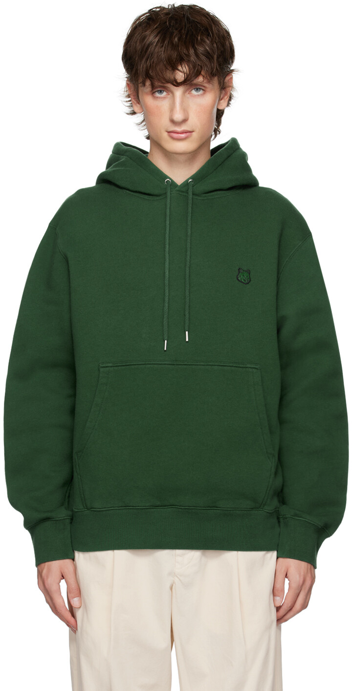 

Толстовка с капюшоном Green Bold Fox Head Bottle Maison Kitsune