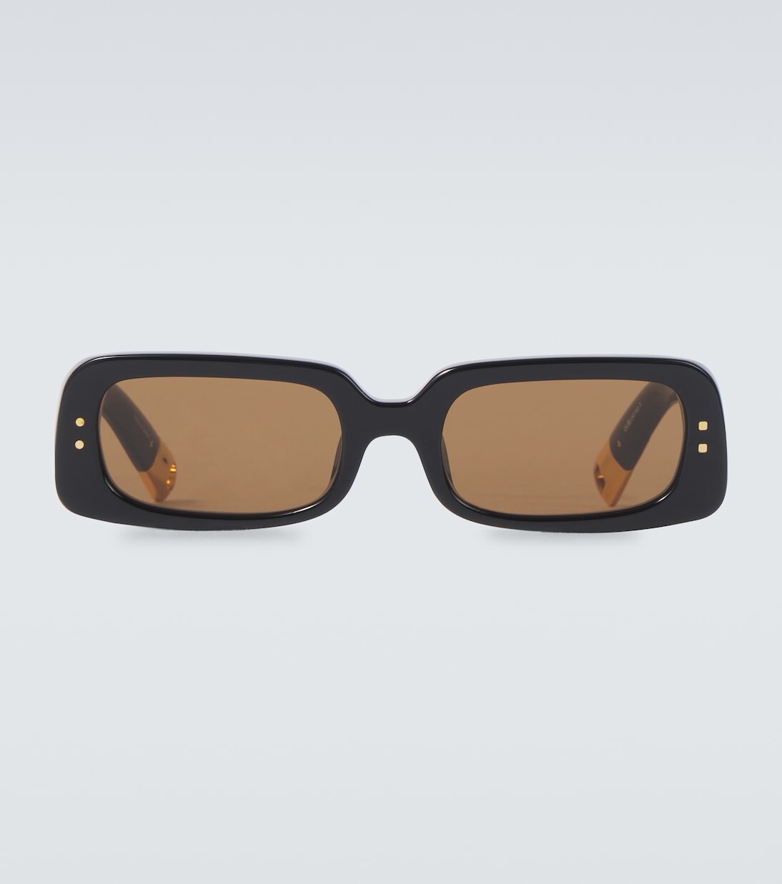 

Солнцезащитные очки Les Lunettes Azzuro прямоугольной формы Jacquemus, черный