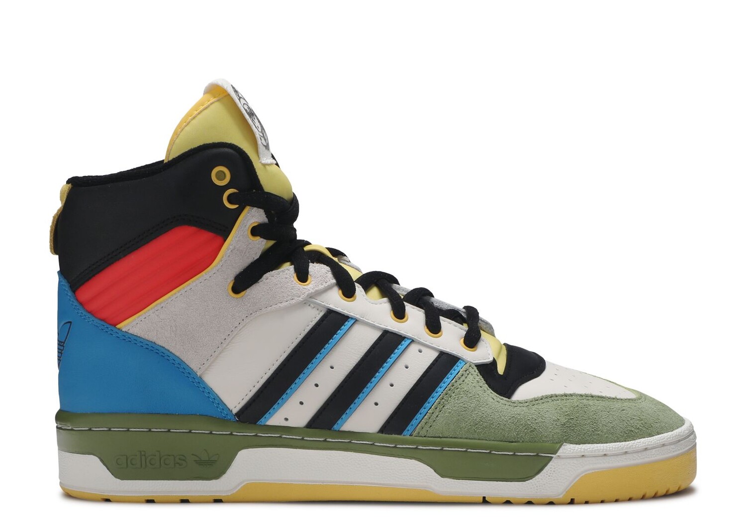 

Кроссовки adidas Hebru Brantley X Bbc X Rivalry Hi 'Fly Boy', разноцветный, Серый