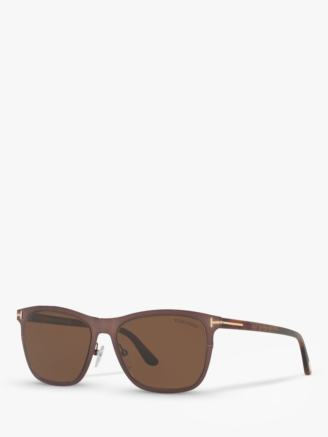 

TOM FORD FT0526 Квадратные солнцезащитные очки Alasdhair, коричневые