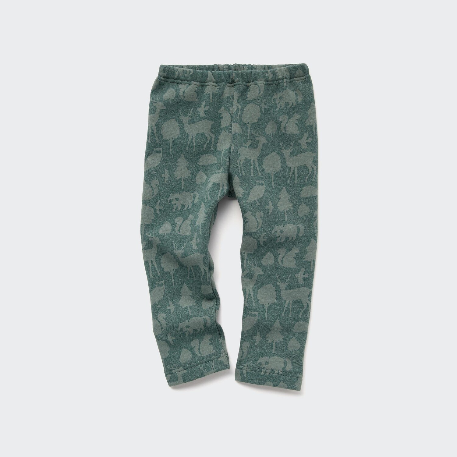 

Флисовые леггинсы с лесным принтом UNIQLO, зеленый
