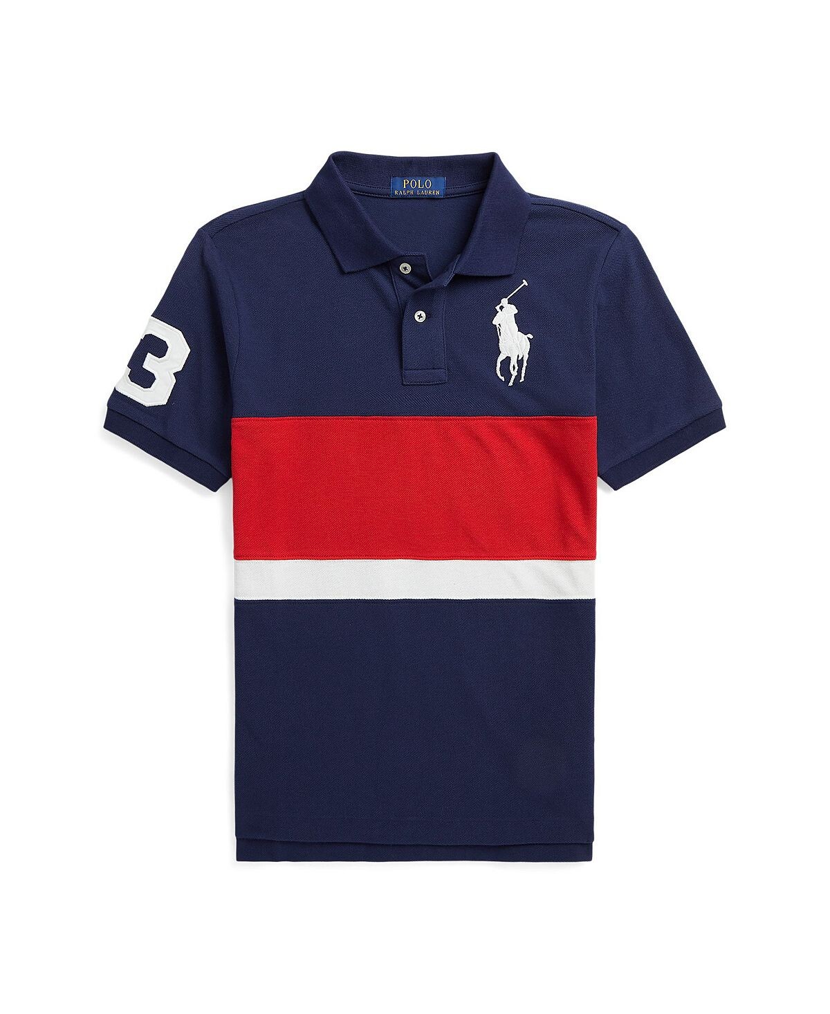 

Рубашка поло из хлопковой сетки Big Boys Big Pony Polo Ralph Lauren