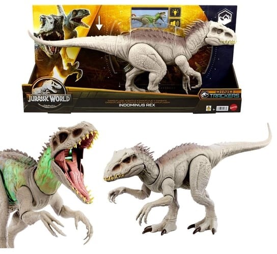 

Мир юрского периода Indominus Rex 60 см огромный динозавр со звуковыми и световыми эффектами Mattel