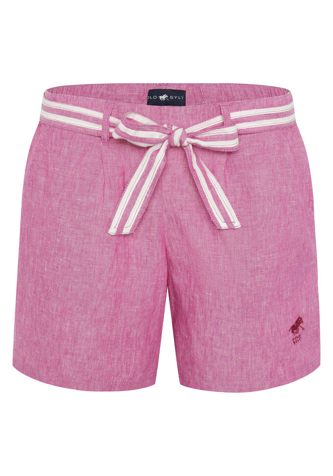 цена Льняные шорты Polo Sylt, розовый