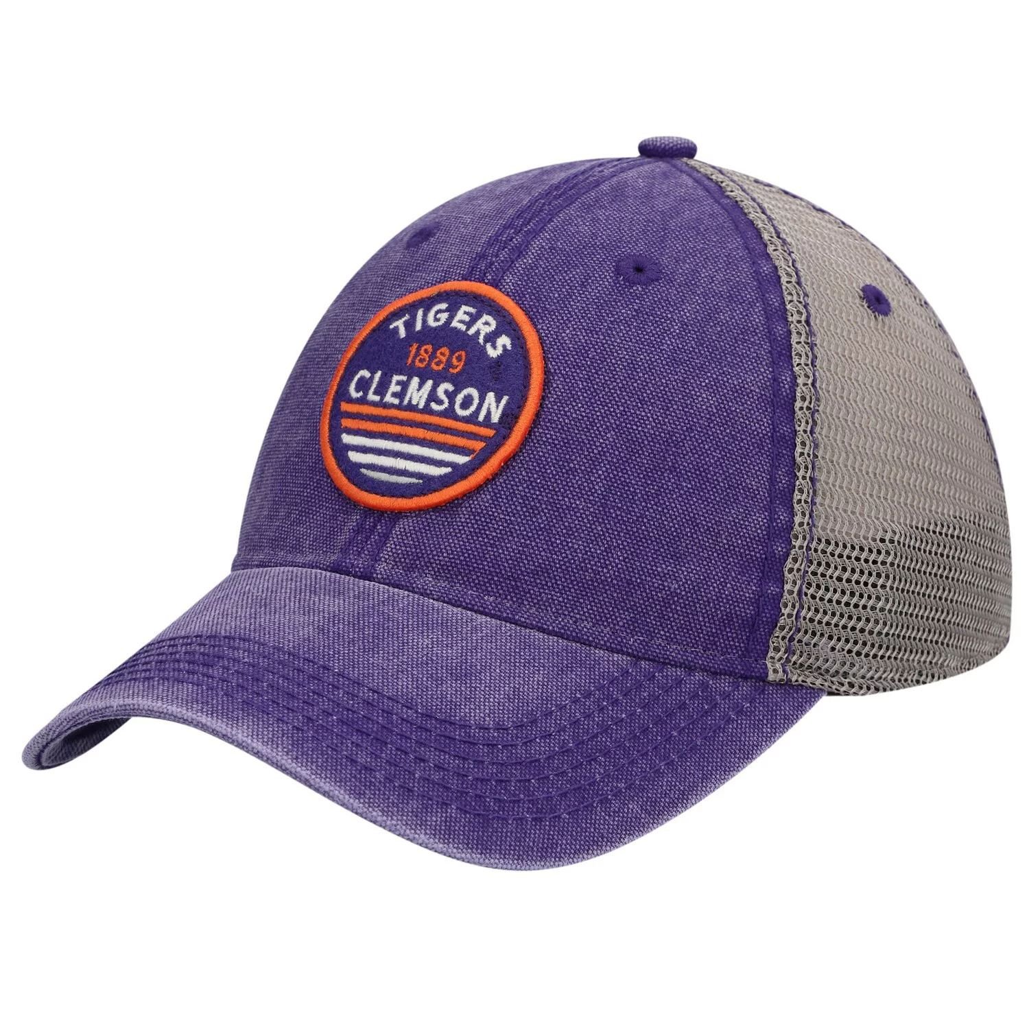 

Мужская фиолетовая кепка Clemson Tigers Sunset Dashboard Trucker Snapback