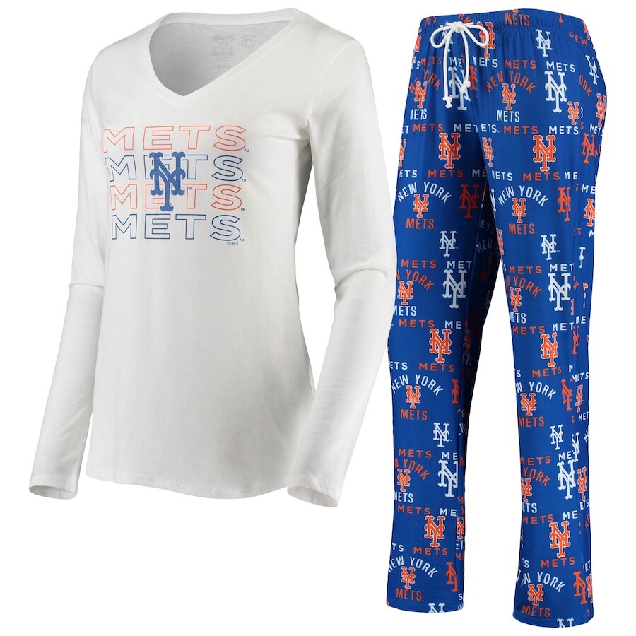 

Пижамный комплект Concepts Sport New York Mets, белый