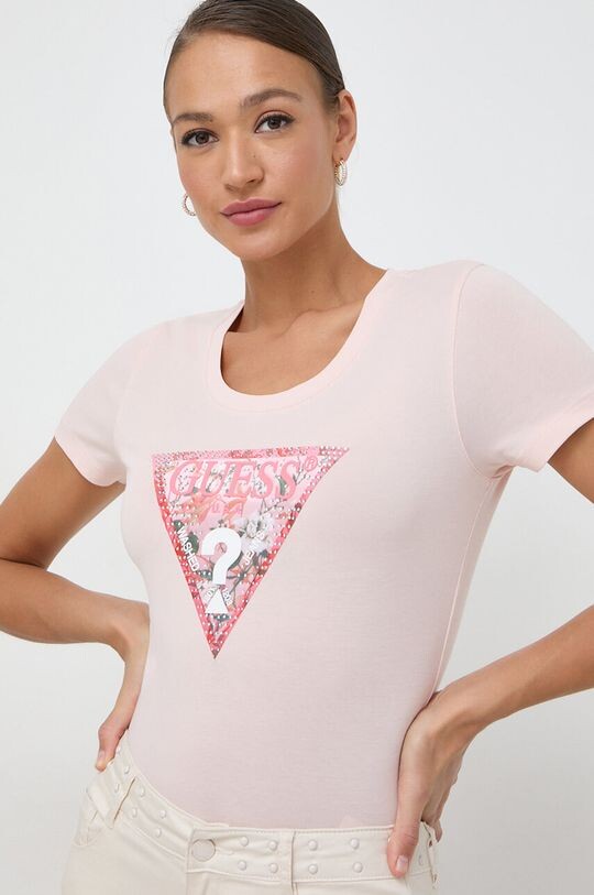 

Футболка Guess, розовый