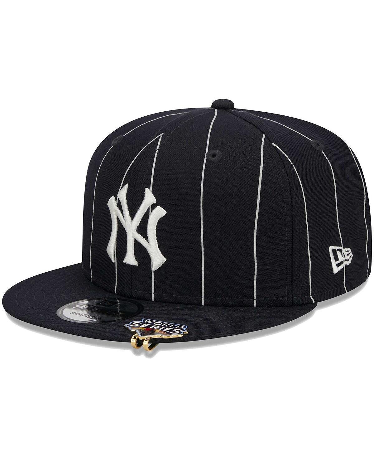 

Мужская темно-синяя кепка Snapback 9FIFTY с зажимом в тонкую полоску New York Yankees 2009 World Series New Era