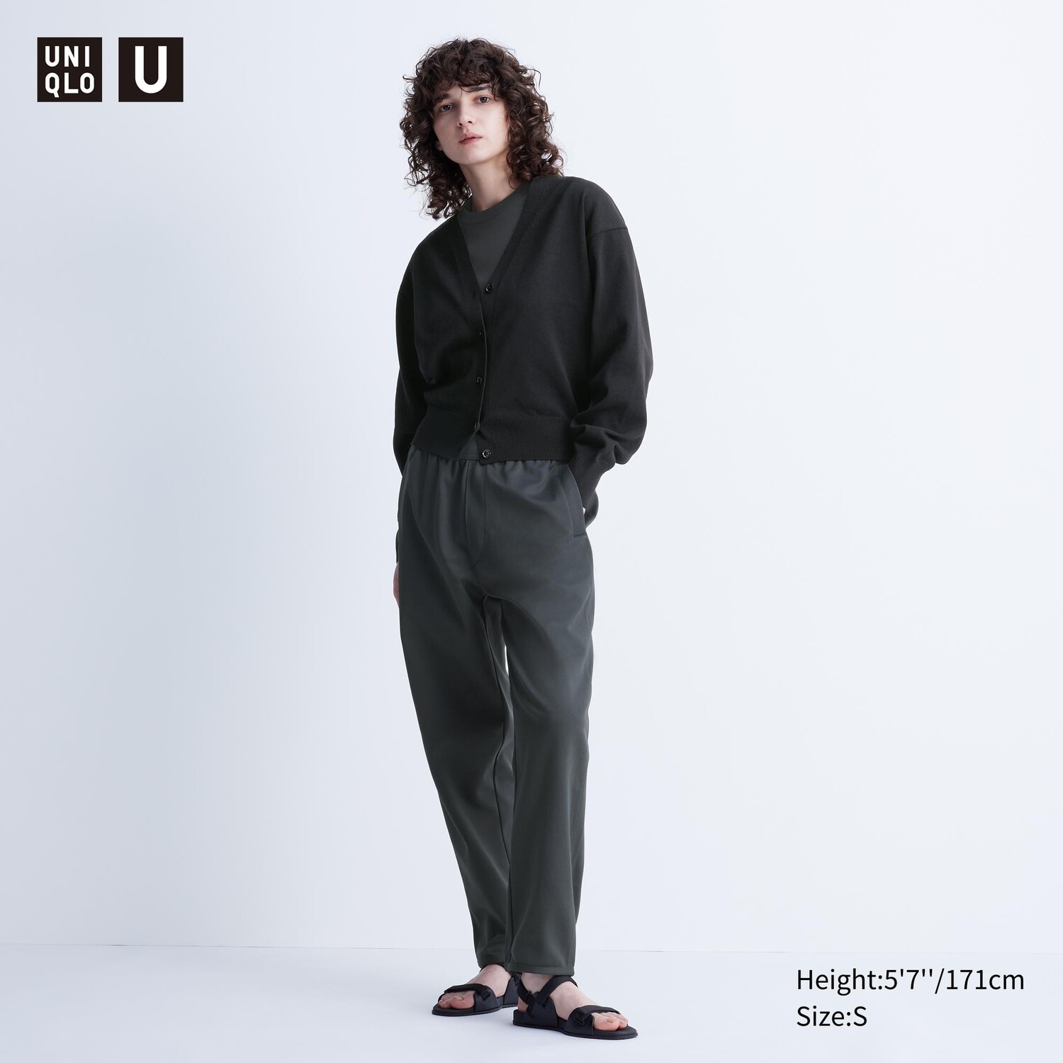 

Плюшевые брюки UNIQLO, темно-серый