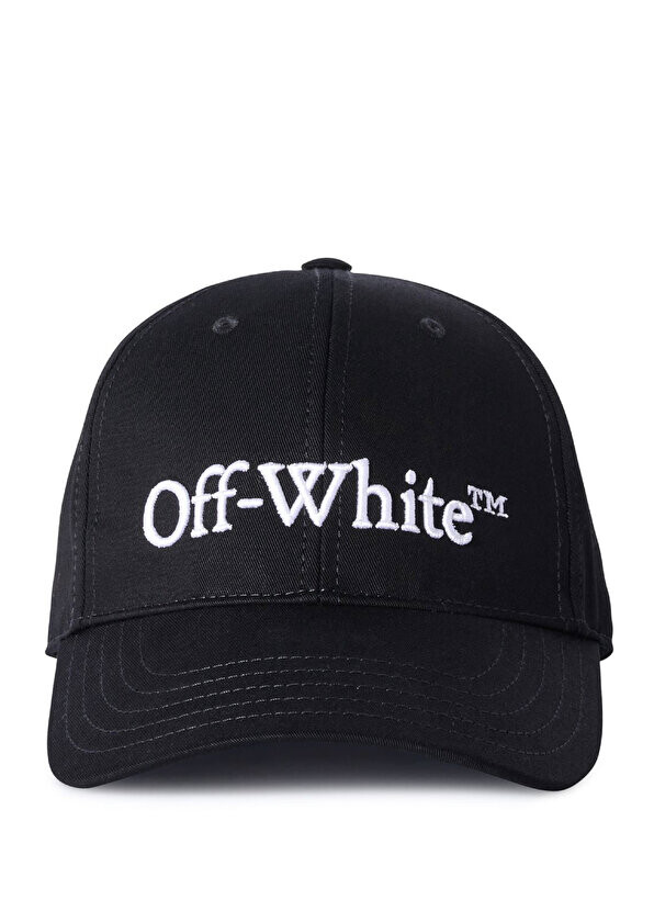 

Черная мужская шляпа с вышитым логотипом Off-White