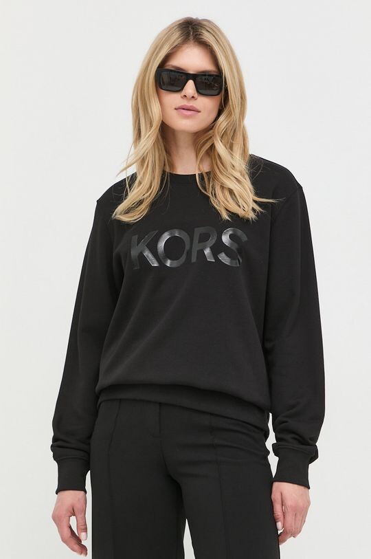 

Хлопковая толстовка MU250QN4MY MICHAEL Michael Kors, черный