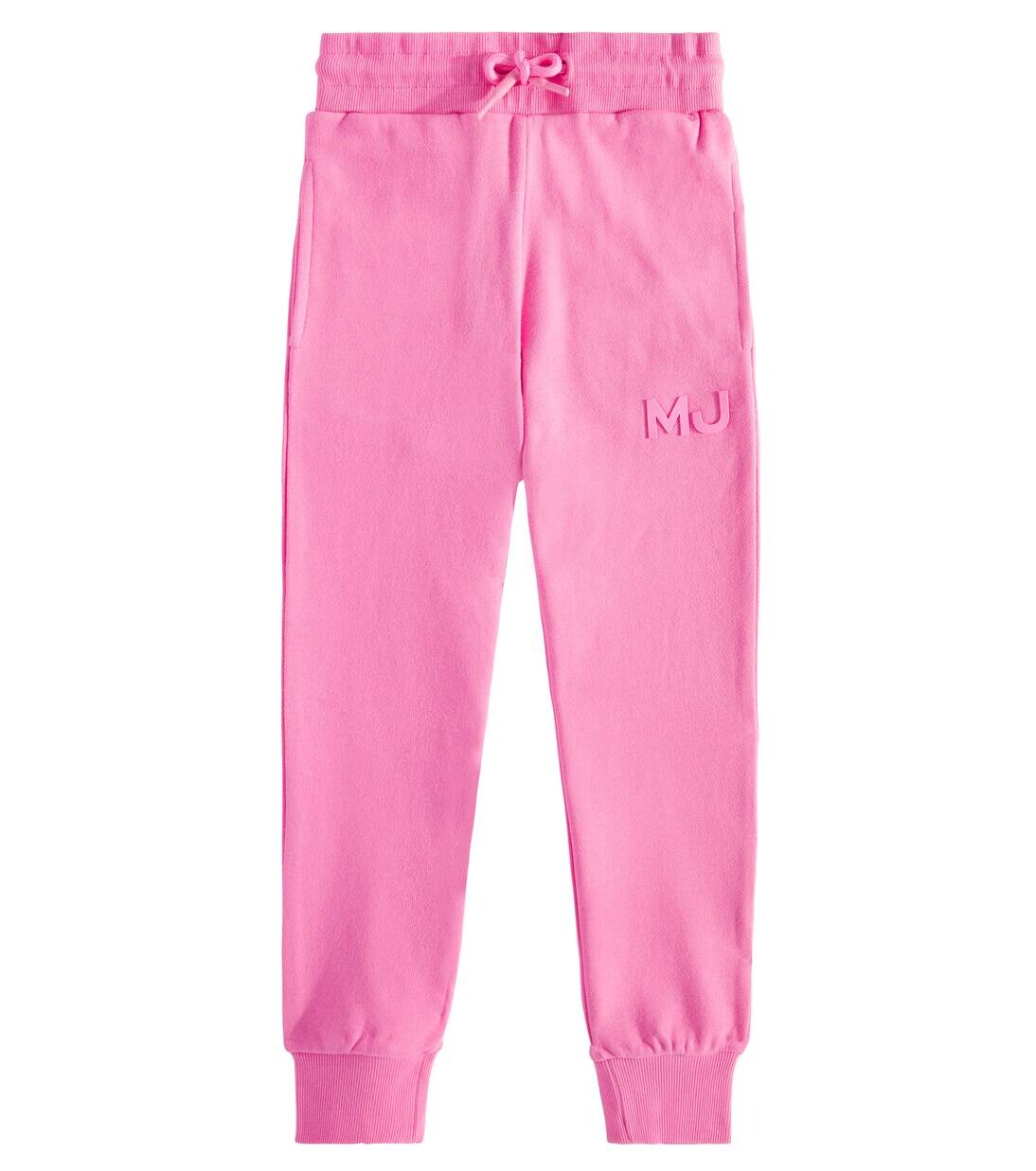 

Спортивные штаны из хлопкового джерси Marc Jacobs Kids, цвет fuschia