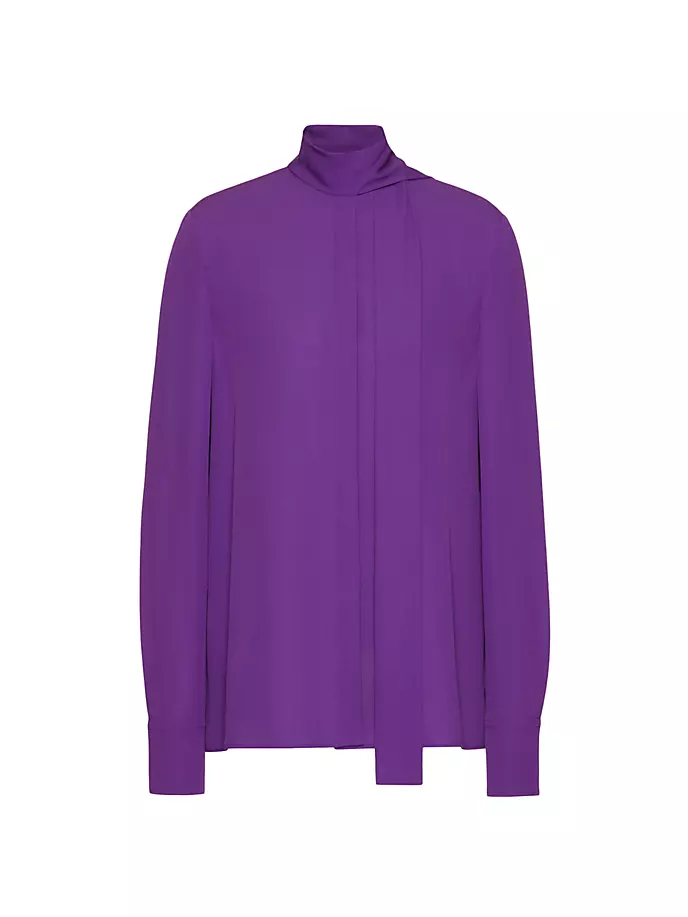 

Жоржетта Блузка Valentino Garavani, фиолетовый