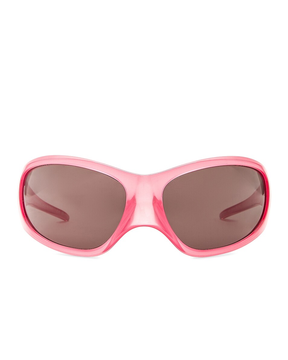 

Солнцезащитные очки Balenciaga Cat Eye, розовый