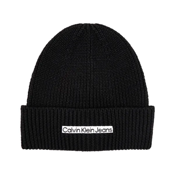 

Институциональная накладная шляпа с добавлением шерсти Calvin Klein, черный