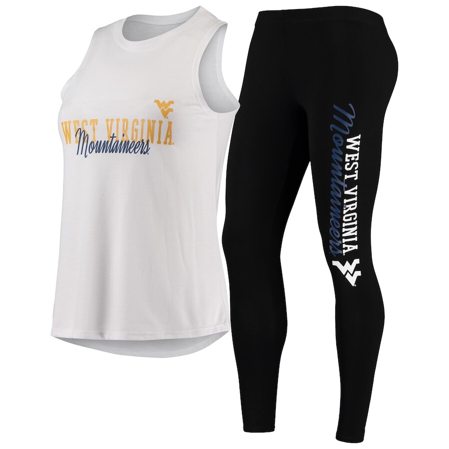 

Пижамный комплект Concepts Sport West Virginia Mountaineers, белый
