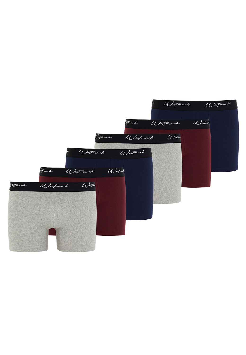 

Трусы Westmark London Retro Short/Pant Lucas, цвет Bordeaux/Grey Melange/Navy