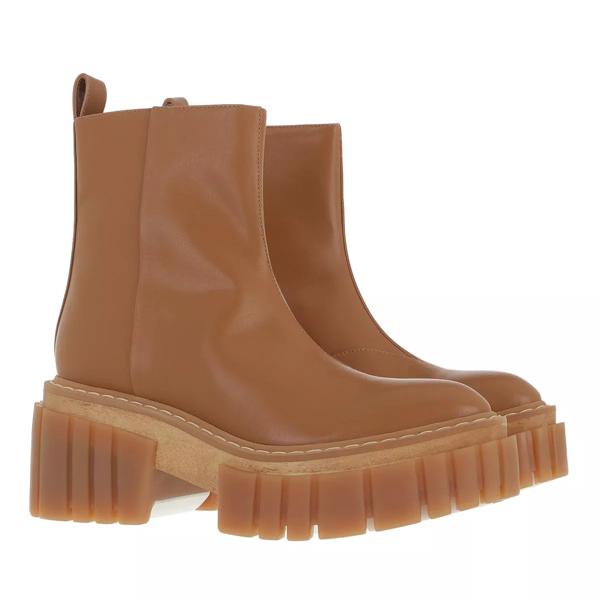 Сапоги emilie boots leather Stella Mccartney, коричневый