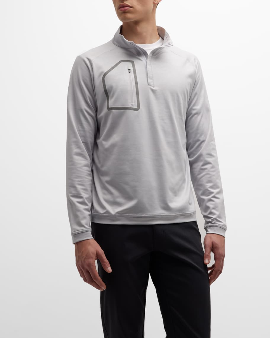 

Мужской свитер Forge Camo Performance с молнией на четверть Peter Millar