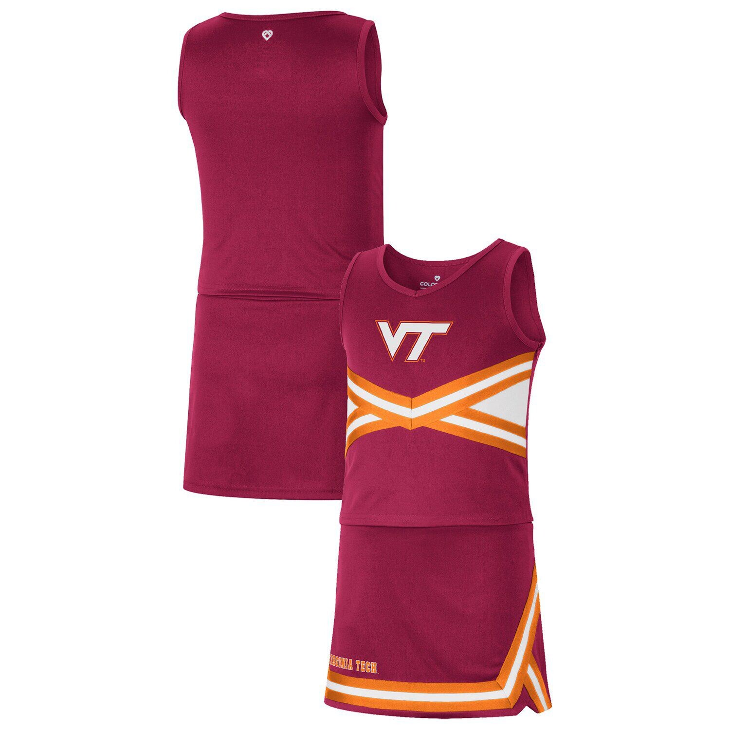 

Комплект болельщиков «Карусель» для девочек «Колизей» Maroon Virginia Tech Hokies Colosseum