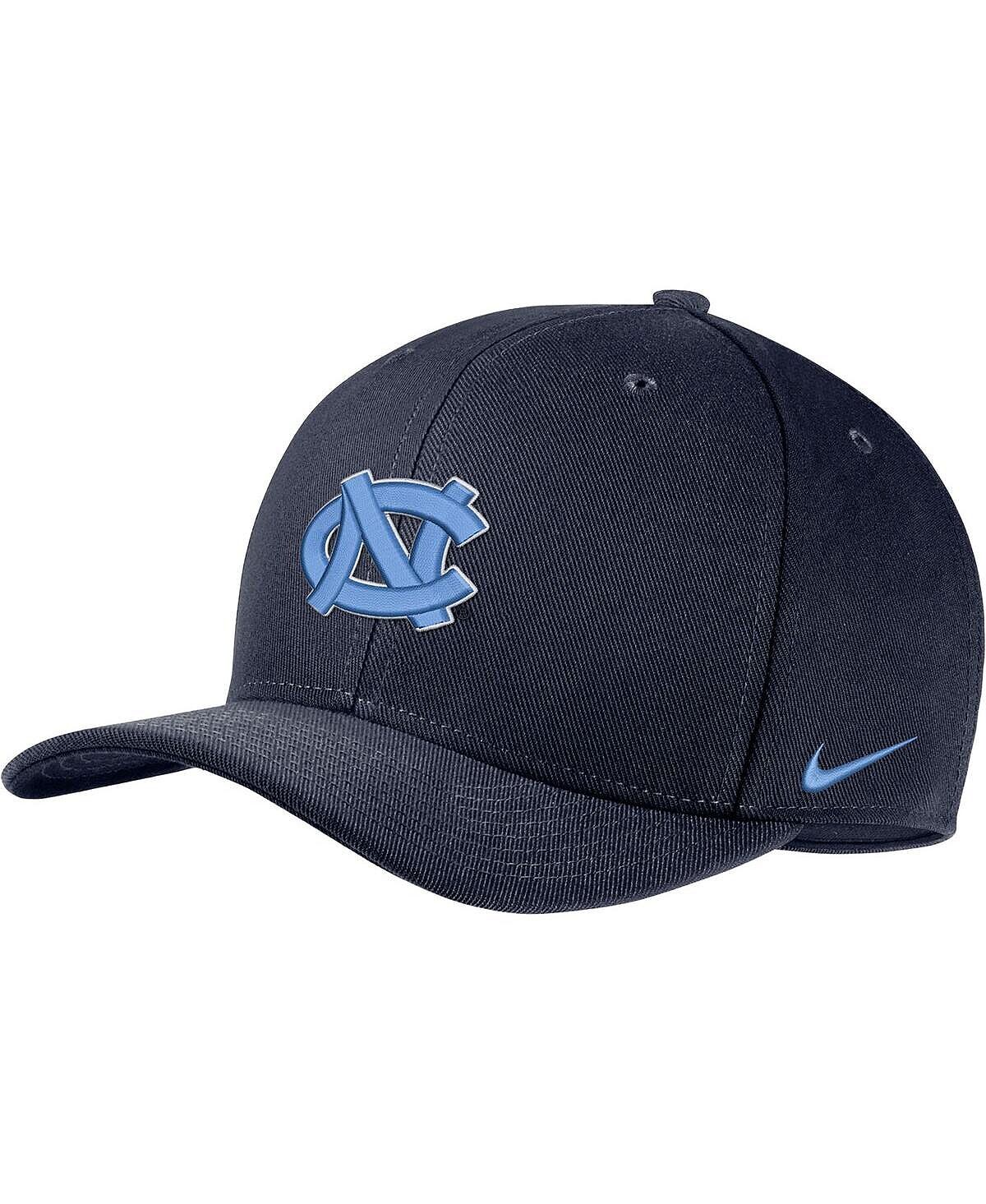 

Мужская темно-синяя шляпа North Carolina Tar Heels Classic99 с логотипом Swoosh Performance Flex Nike