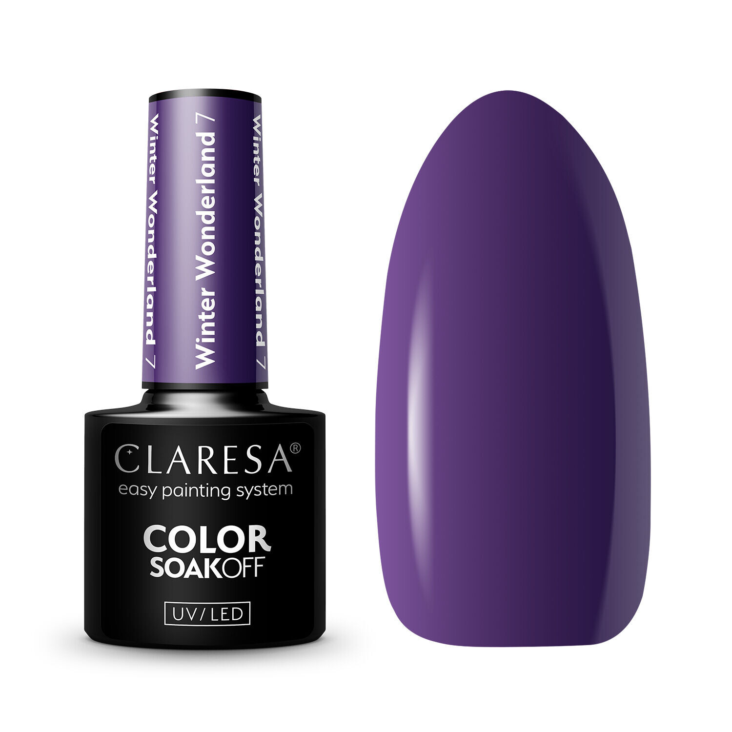 

Гибридный лак для ногтей 7 Claresa Winter Wonderland, 5 гр