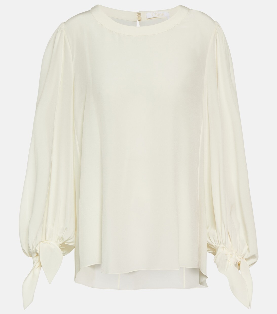 

Блузка из крепдешина CHLOÉ, нейтральный