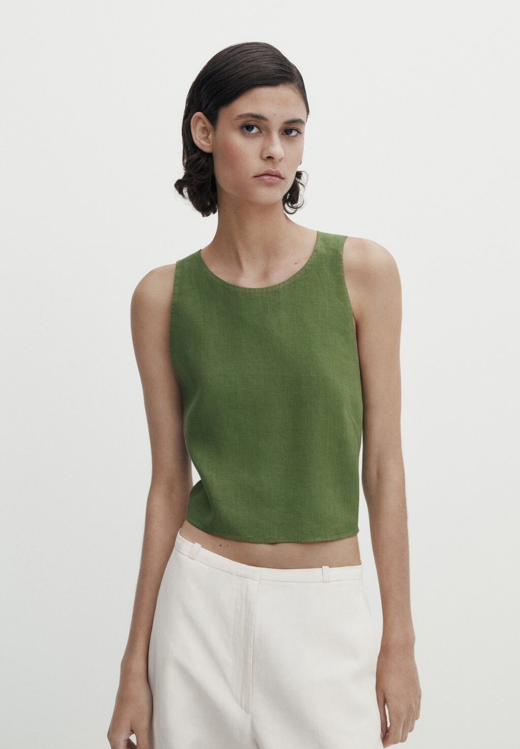 

Блузка Massimo Dutti, зеленый