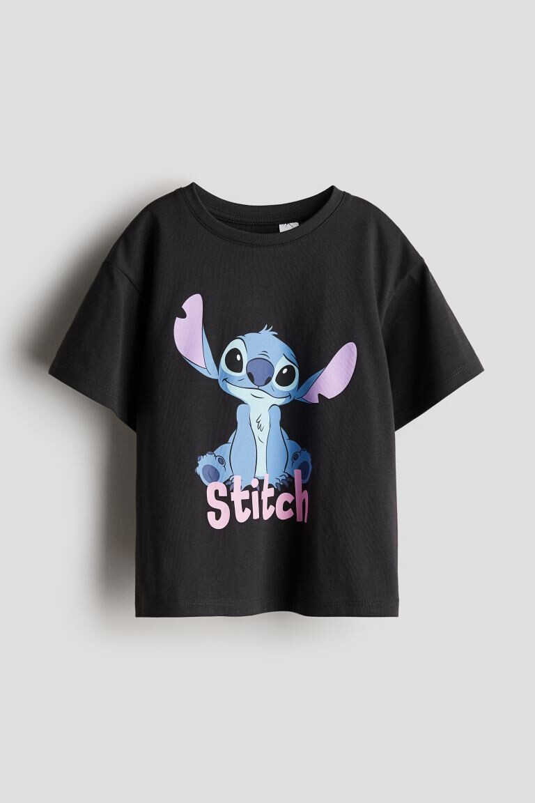 

Футболка с мотивным принтом H&M, серый