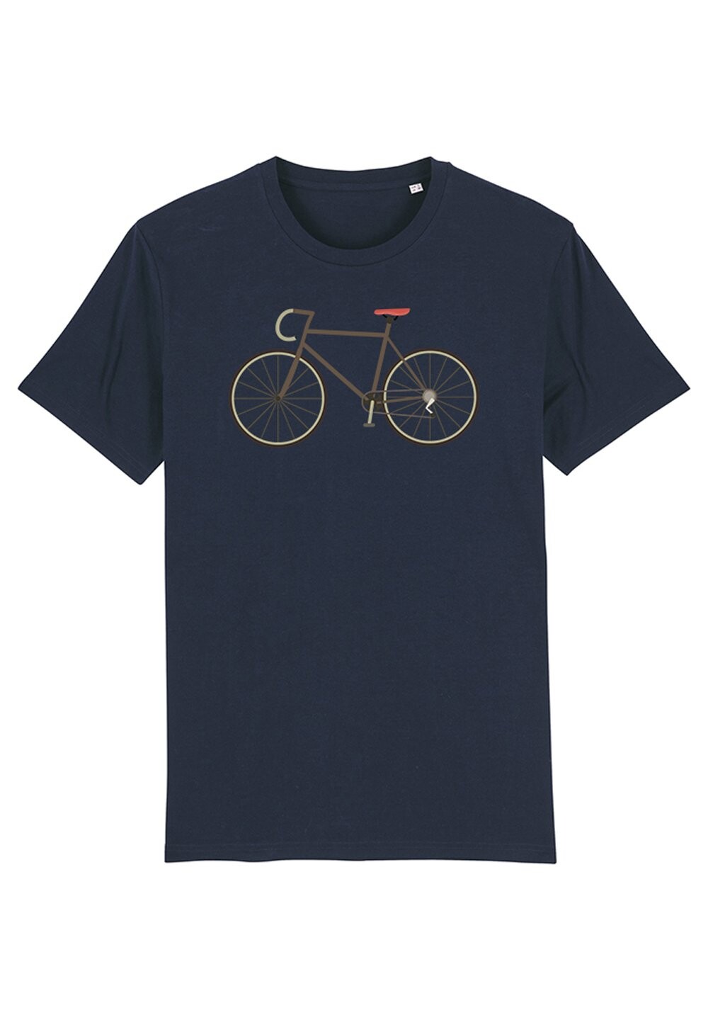 цена Футболка с принтом FAHRRAD Watapparel, цвет french navy