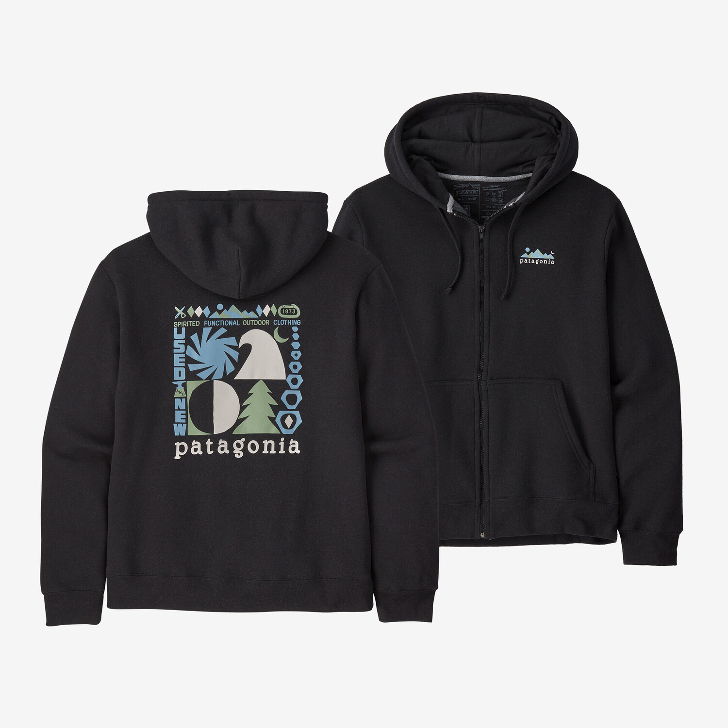 

Толстовка с молнией во всю длину Spirited Seasons Uprisal Patagonia, черный