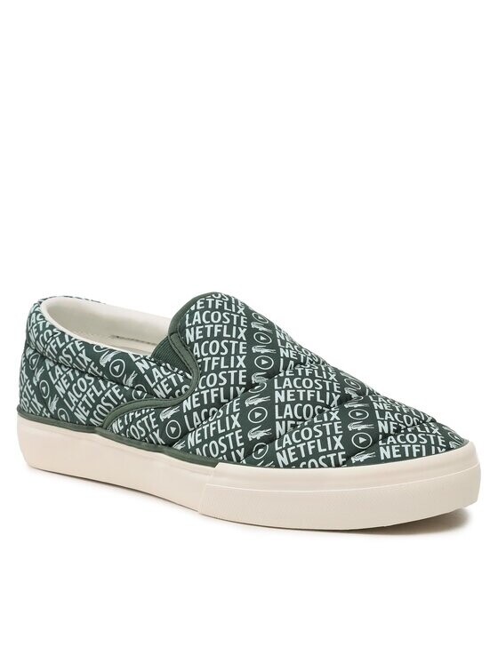 

Кроссовки из ткани Lacoste, зеленый