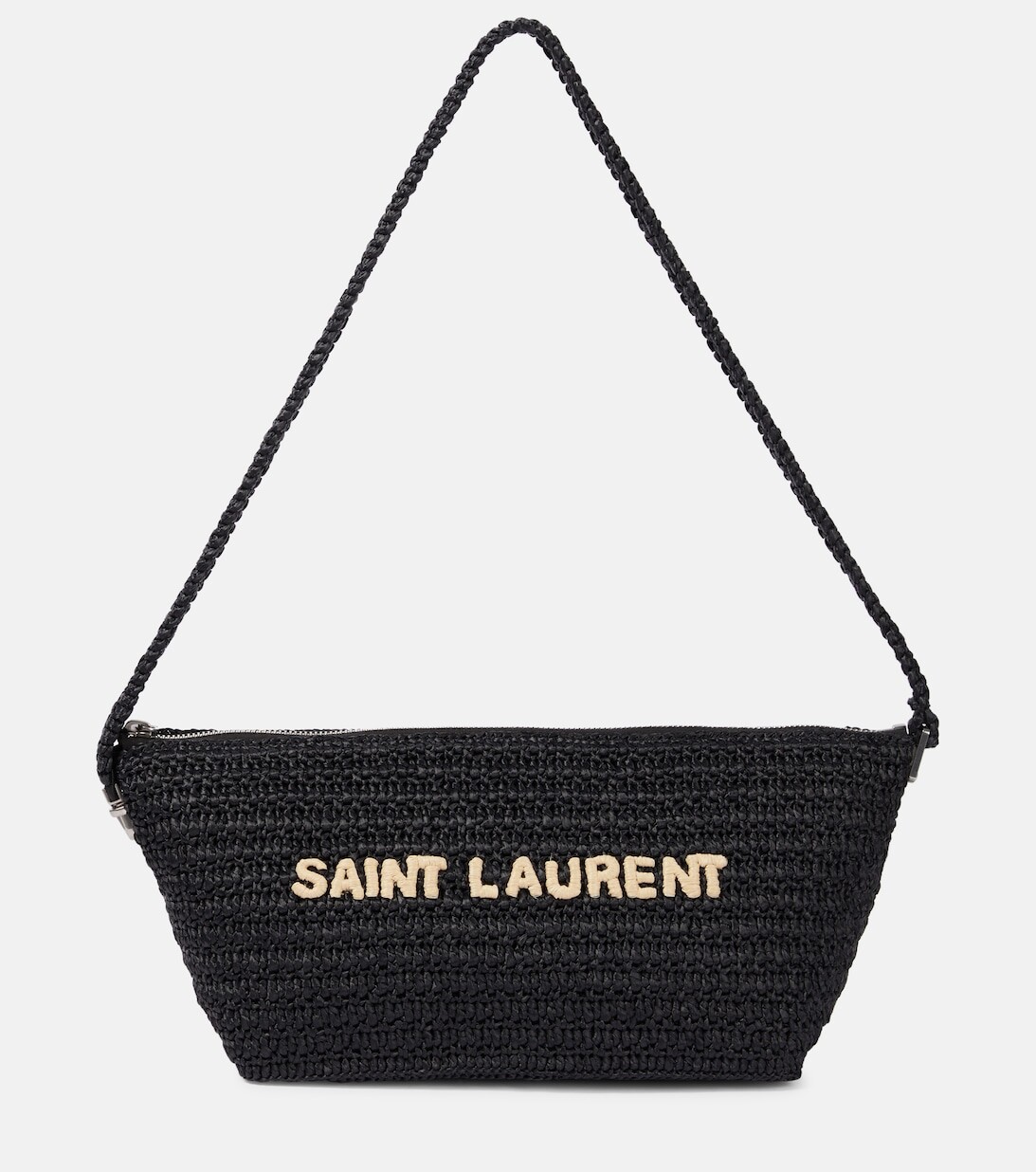 

Сумка на плечо Le Rafia с логотипом Saint Laurent, черный